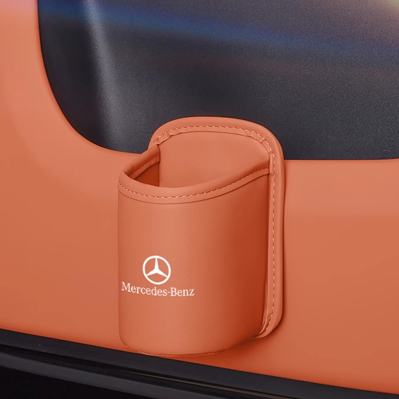 LäderHåll™ – Premium mugghållare i läder för bilen