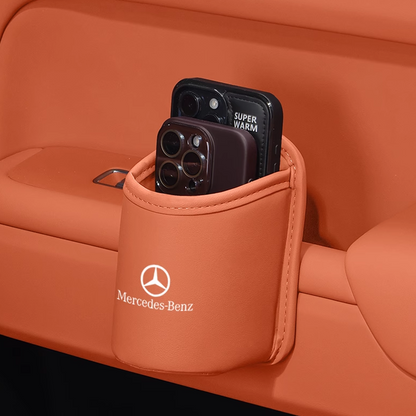 LäderHåll™ – Premium mugghållare i läder för bilen