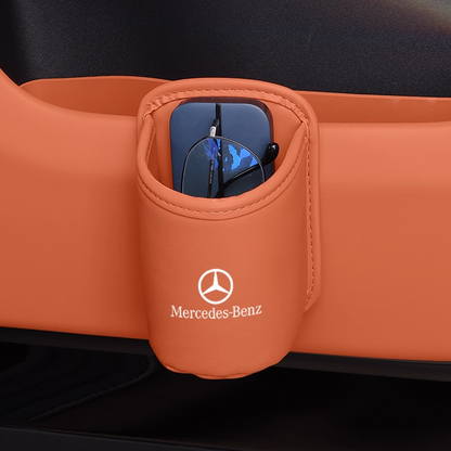 LäderHåll™ – Premium mugghållare i läder för bilen