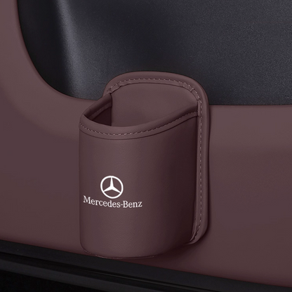 LäderHåll™ – Premium mugghållare i läder för bilen