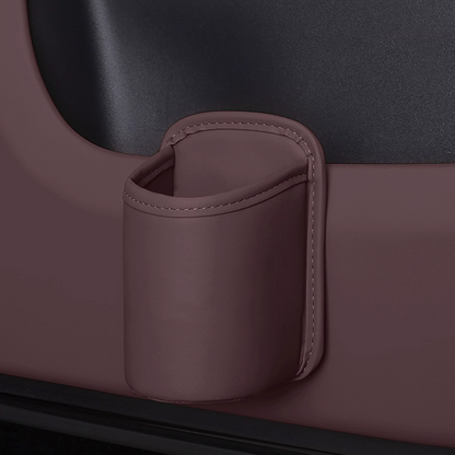 LäderHåll™ – Premium mugghållare i läder för bilen