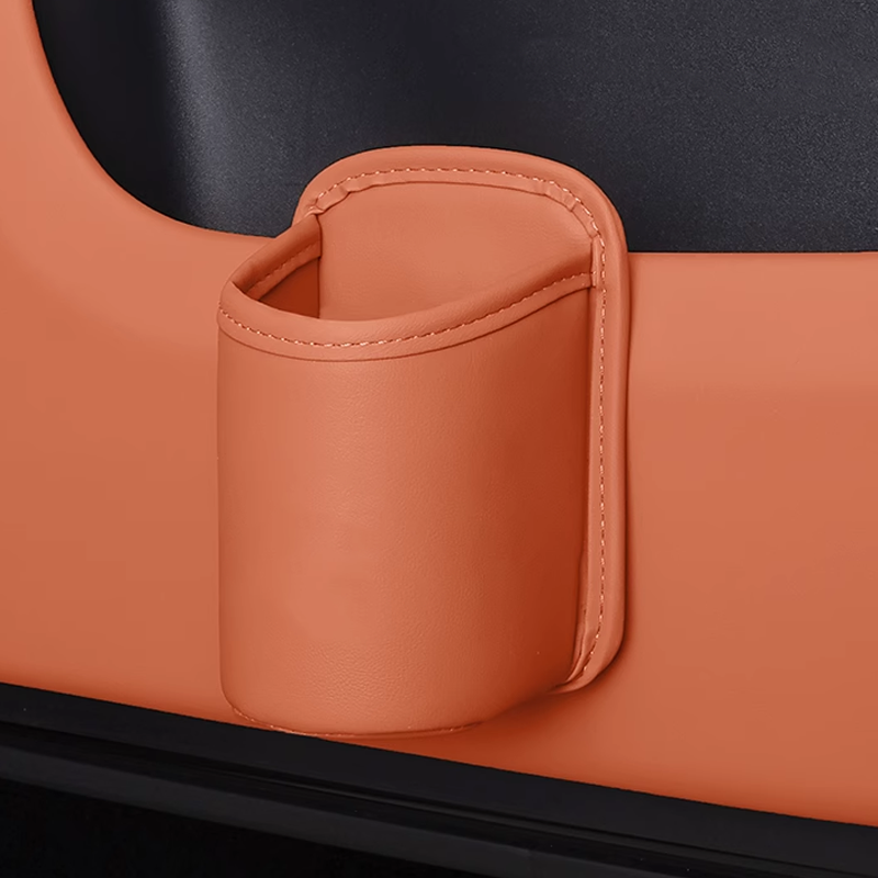 LäderHåll™ – Premium mugghållare i läder för bilen