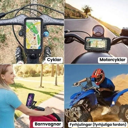 StabilGrip™ – 360° Roterbar & Stötsäker Mobilhållare