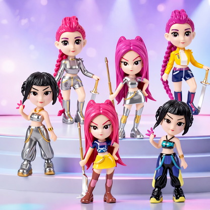 K-pop dockor – Trendig samlarbox