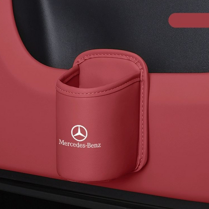 LäderHåll™ – Premium mugghållare i läder för bilen