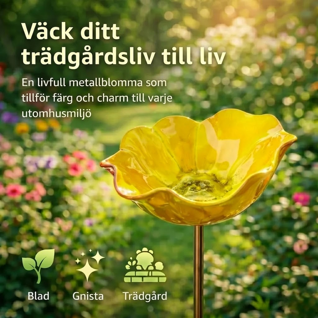 AviFlora™ – Botanisk Vattenstation för Fåglar, Bin & Fjärilar