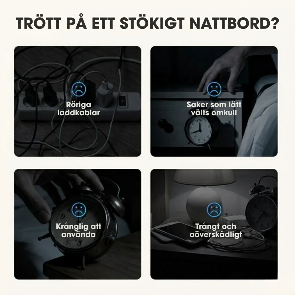 SmartStation™ – 6-i-1 Trådlös Laddstation med Flera Funktioner