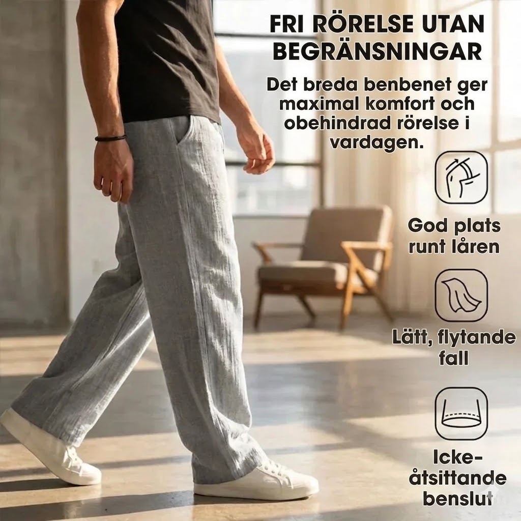 FlowFit™ – Lätta och andningsbara sommarbyxor för män