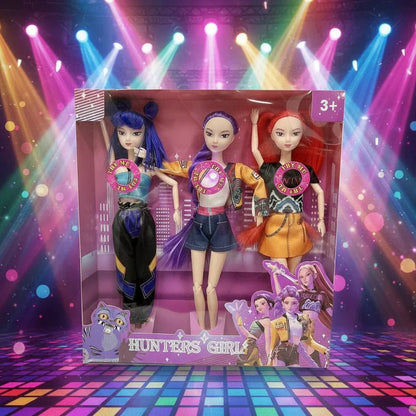 K-pop Hunter Edition leksaksdockor med musikfunktion