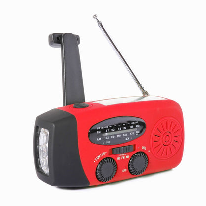 Nödradio™ – Multifunktionell soldriven nödradio med laddare