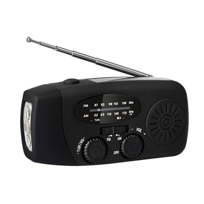 Nödradio™ – Multifunktionell soldriven nödradio med laddare