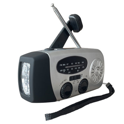Nödradio™ – Multifunktionell soldriven nödradio med laddare